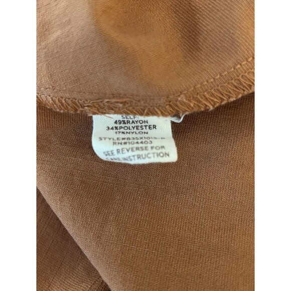 Altar d State Rust Orange Midi Skirt Small EUC - Picture 4 of 6